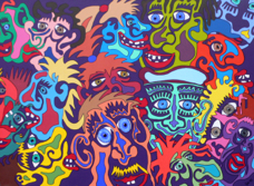 People IV, 2010, 150 x 110 cm, acrylic on canvas