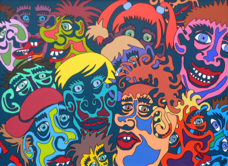 People I, 2010, 150 x 110 cm, acrylic on canvas
