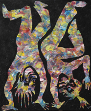 Breakdancer, 2013, 120 x 100 cm, acrylic on canvas, 2013