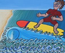Surfing, 2017, Acrylic on canvas, 120x100 cm.JPG