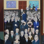 Social Discourse, 2012, 200x360cm. Acrylic on Canvas, - 9300 Euro - 