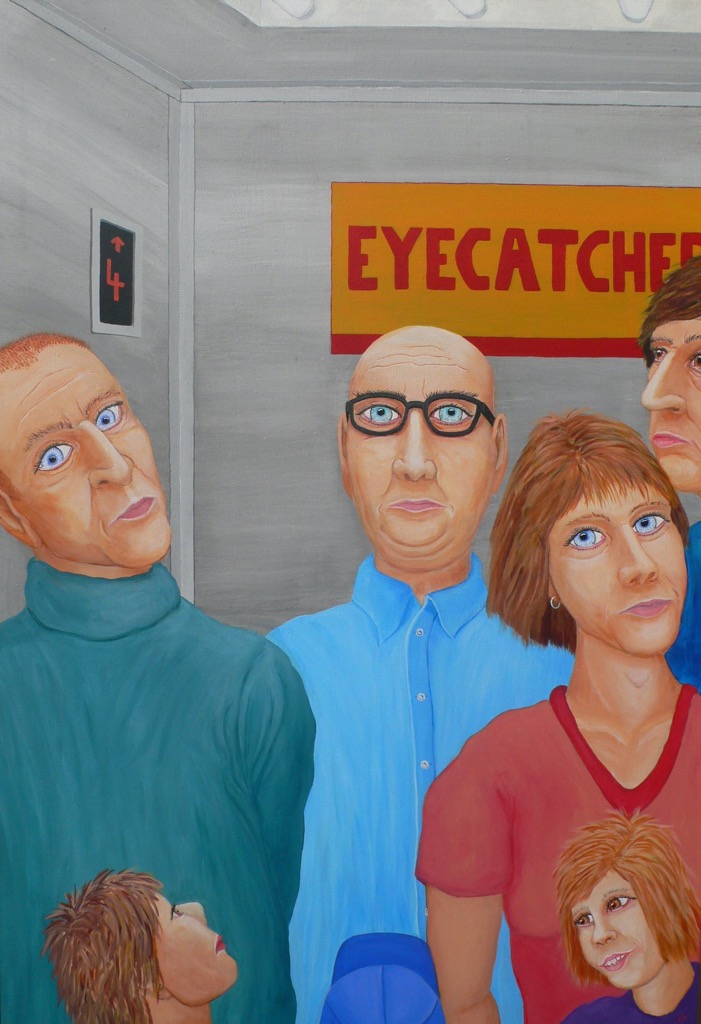 eyecatcher, 2008, 160x120cm, Acrylic on Canvas, - sold -