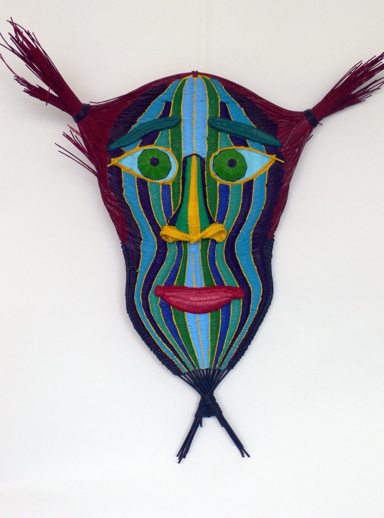 mask VIII, 2008, ca. 75x40cm, Mixed Media, - sold -