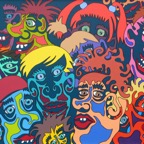 People II, 2010, 150x110cm, Acrylic on Canvas, - 2100 Euro -